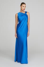 HALSTON Francine Satin Gown