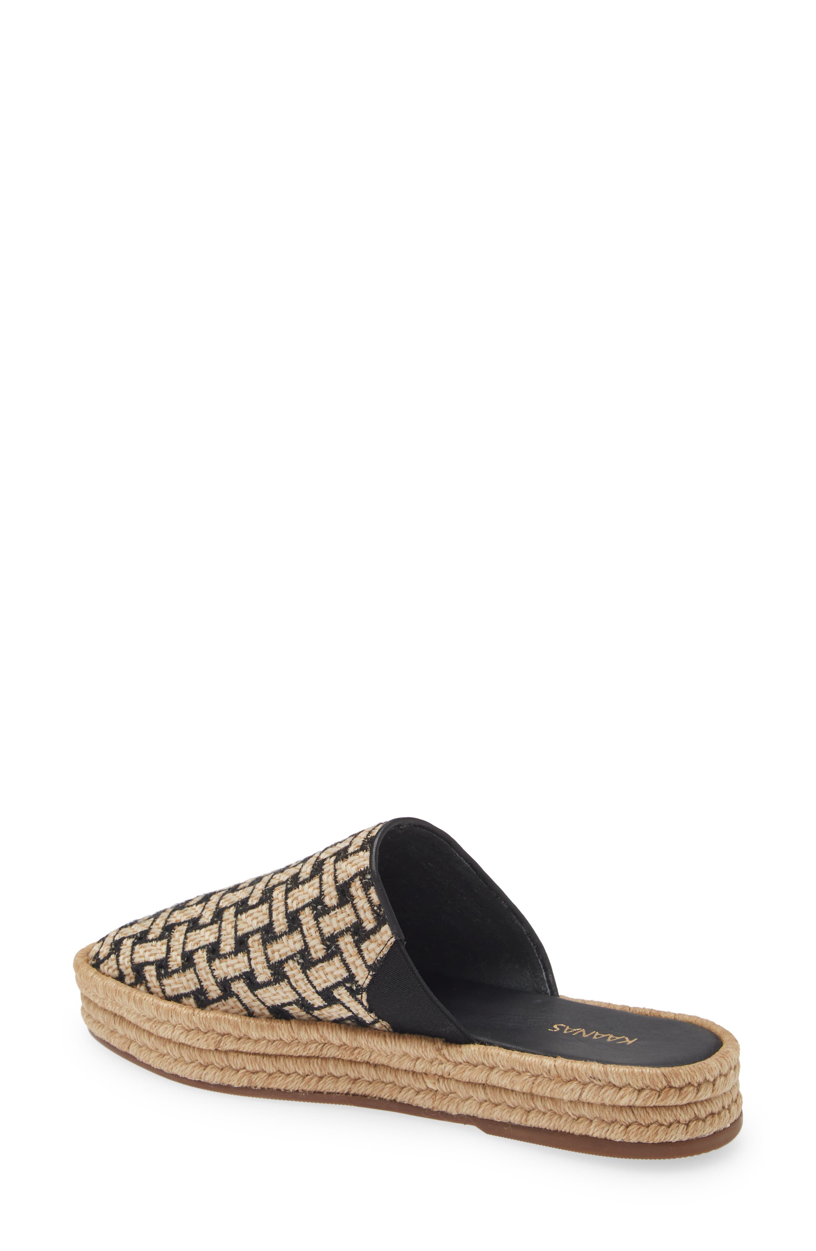 Kaanas Gia Woven Espadrille Mule, Alternate, color, 