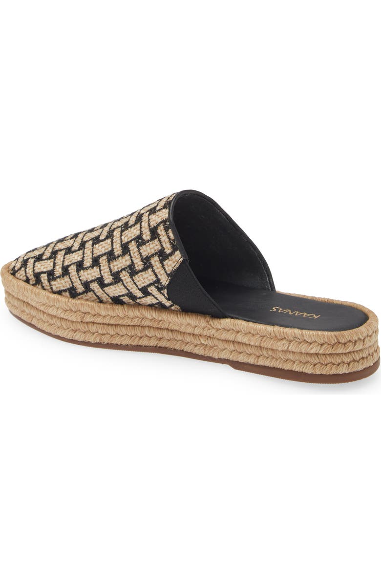 Kaanas Gia Woven Espadrille Mule, Alternate, color,