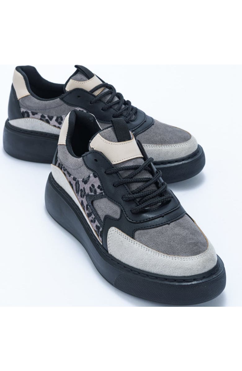 Prologue Shoes Ida Platform Fashion Sneakers, Main, color, Black