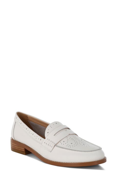 Clotilda Brogue Penny Loafer (Women)