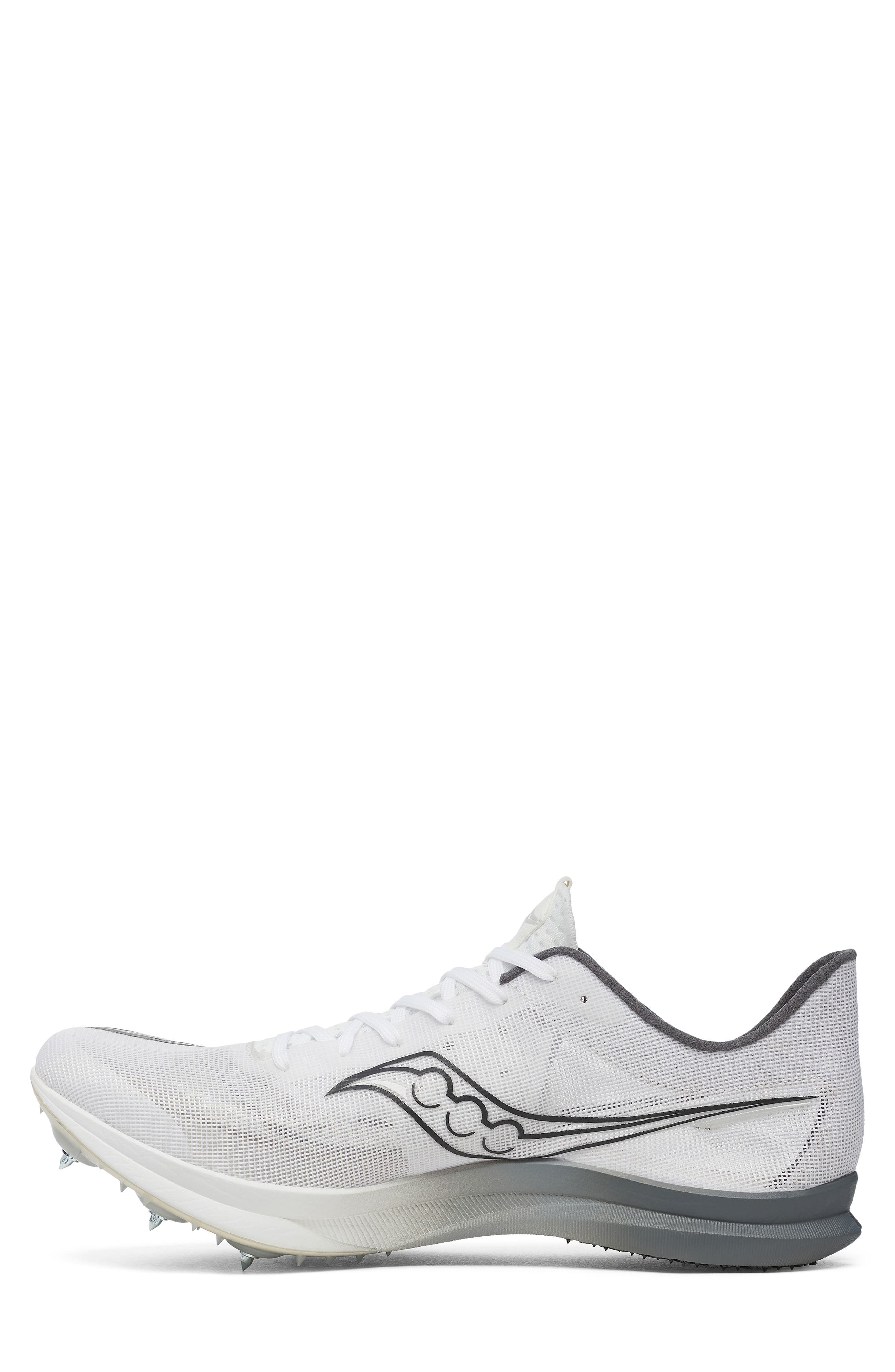 Gender Inclusive Endorphin Cheetah Running Shoe, Alternate, color, WHITE/ CARBON