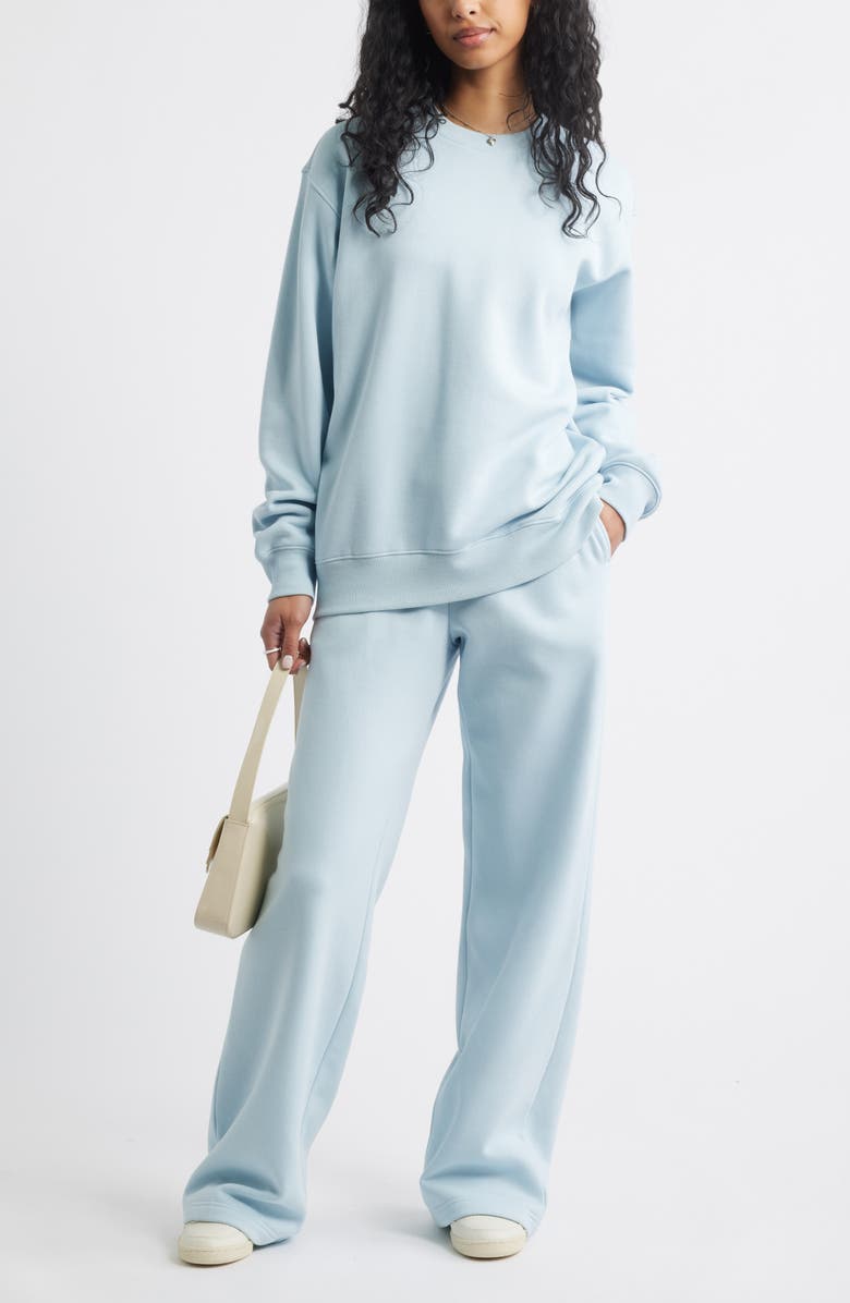 BP. Baggy Wide Leg Sweatpants, Alternate, color, Blue Skyride