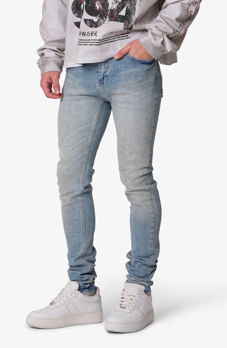 mnml Skinny Jeans, Alternate, color, Western Blue