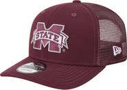 New Era Men's New Era Maroon Mississippi State Bulldogs Primary 9SEVENTY Trucker Stretch-Snap Hat