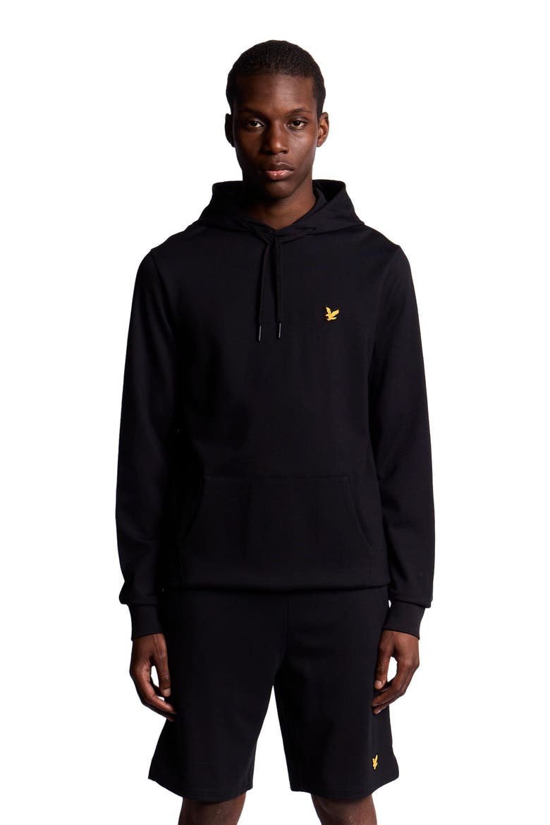Fly Fleece Long Sleeve Hoodie, Alternate, color, Jet Black