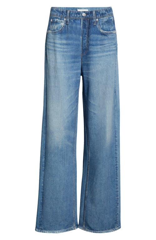 Rag & Bone Miramar Wide Leg Cotton Fleece Sweatpant Jeans In Multi