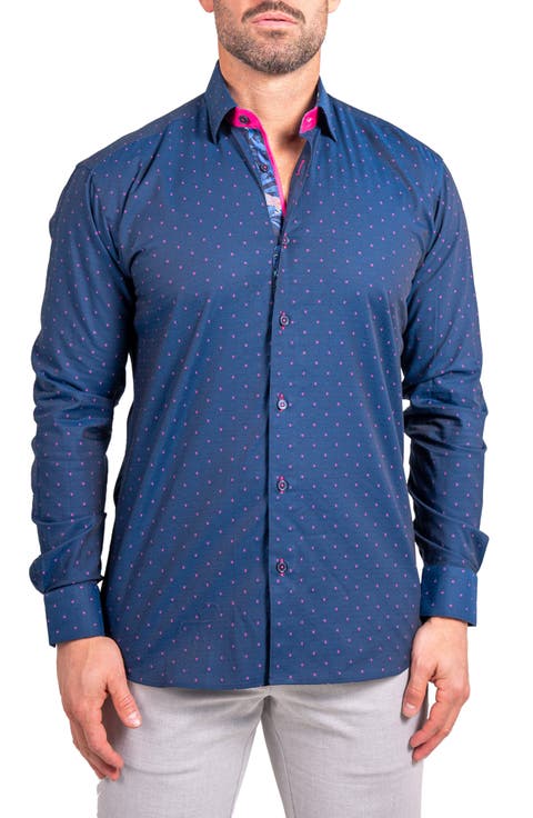 Fibonacci Ascension Contemporary Fit Button-Up Shirt