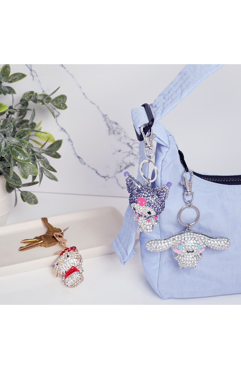 Hello Kitty Kuromi Crystal Keychain Bag Travel Charm, Alternate, color,