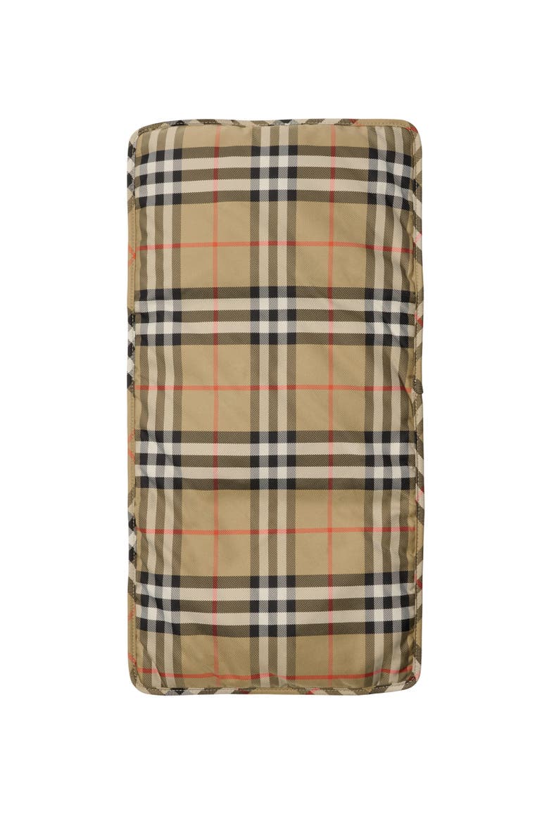 Check Baby Changing Backpack, Alternate, color, Sand beige