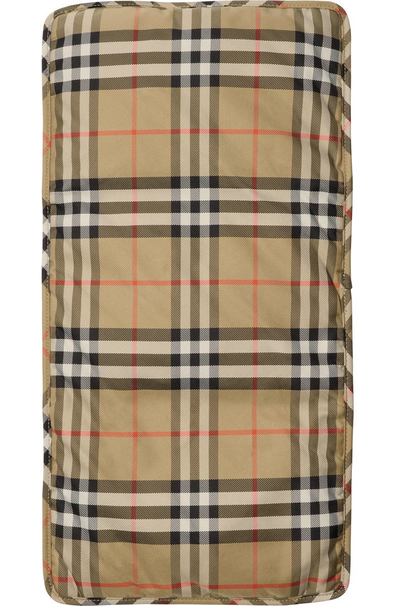 Burberry Check Baby Changing Backpack, Alternate, color, Sand