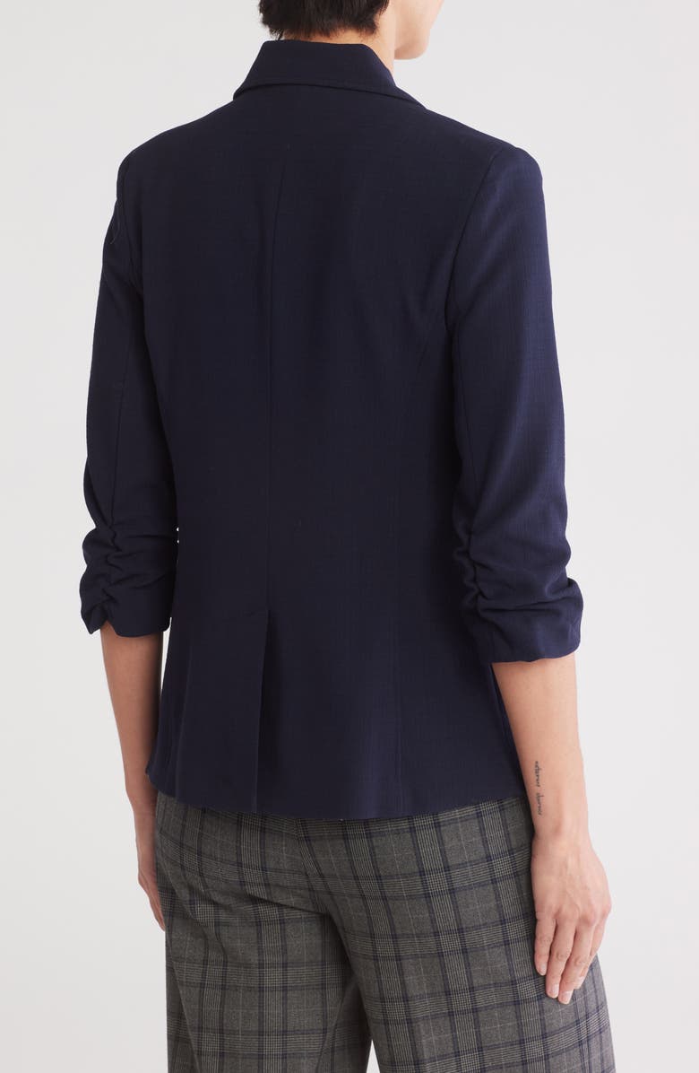 Amanda & Chelsea One-Button Blazer, Alternate, color, Navy