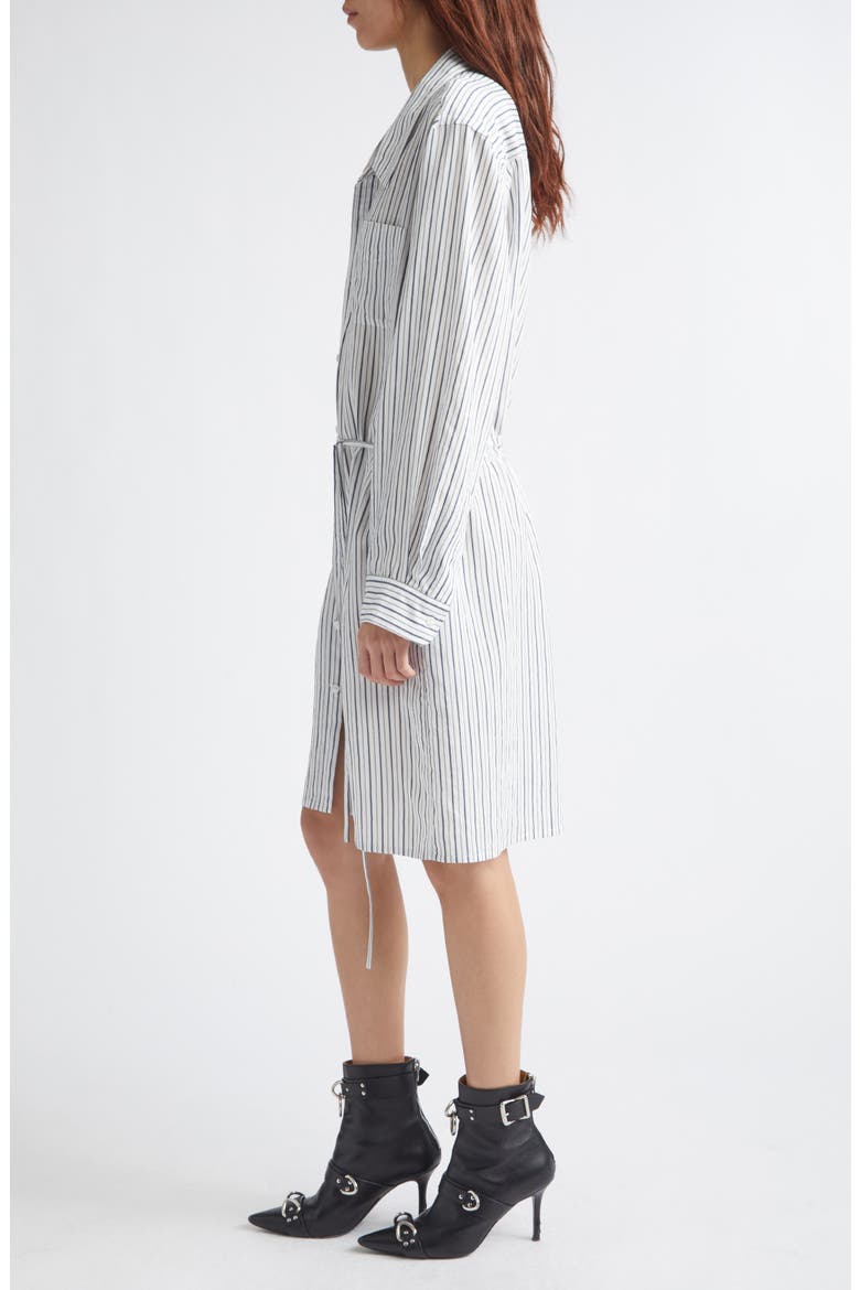Stripe Drop Neck Shirtdress, Alternate, color, BLUE MULTI STRIPE