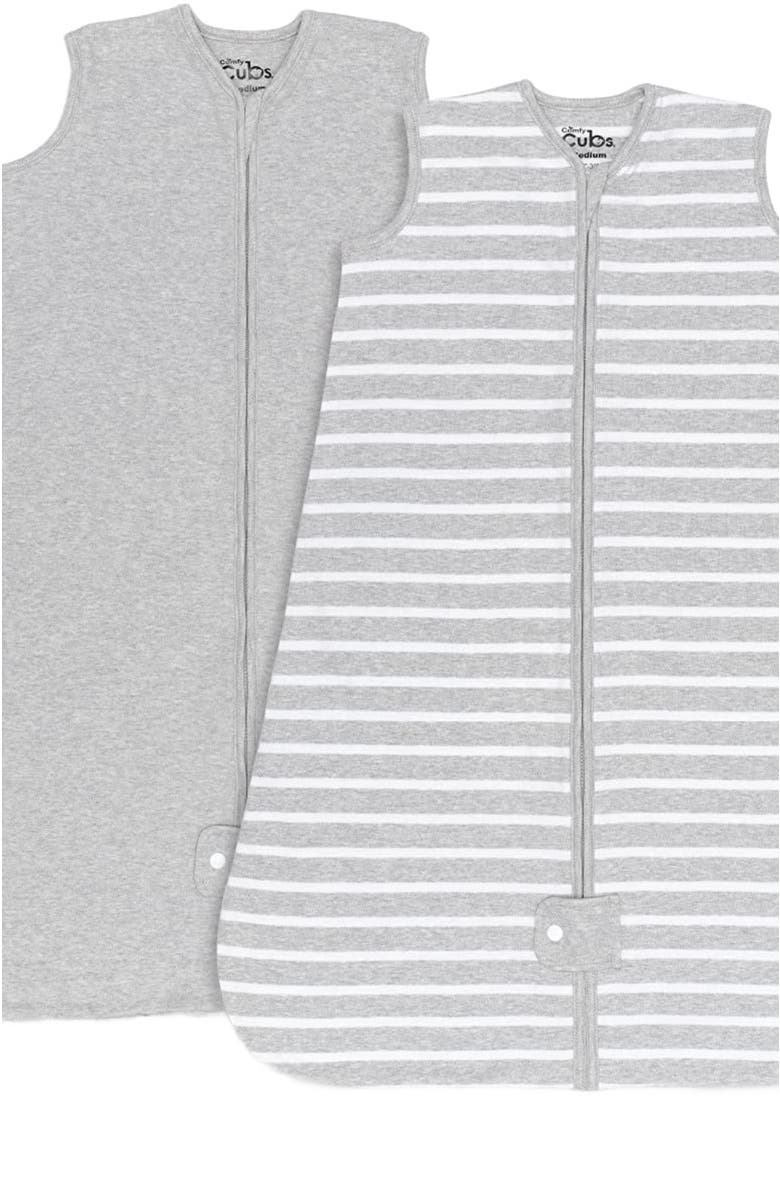 Comfy Cubs Sleep Sacks, Main, color, Grey
