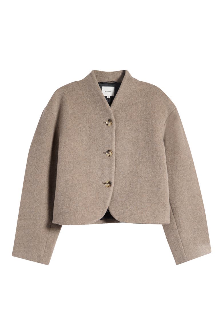 Owen Wool Blend Jacket, Alternate, color, STONE