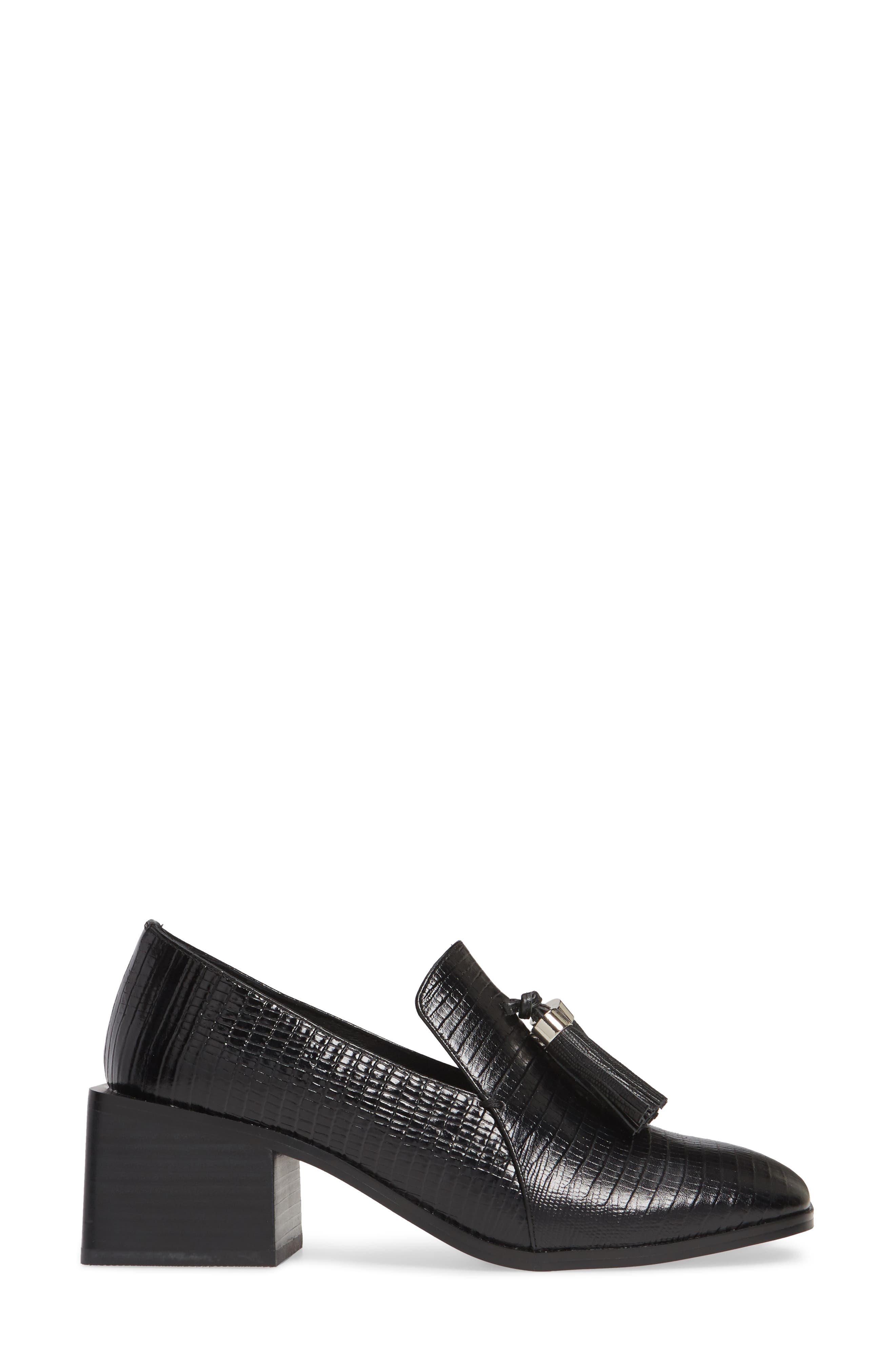 Torbett 2 Loafer, Alternate, color, BLACK LIZARD PRINT