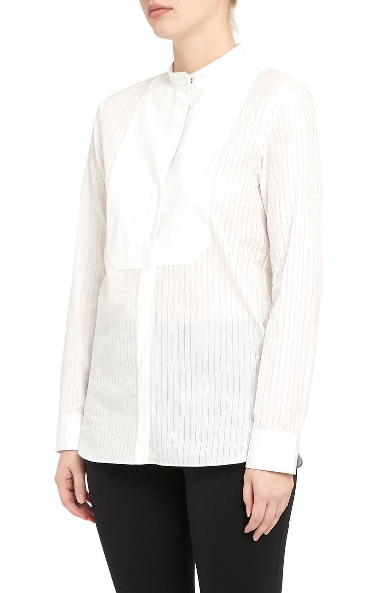 Theory Bib Stripe Shirt, Alternate, color,