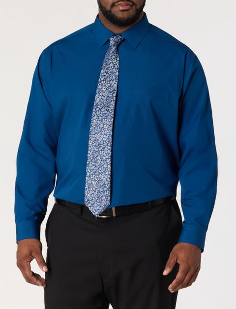 Big & Tall Performance Solid Dress Shirt