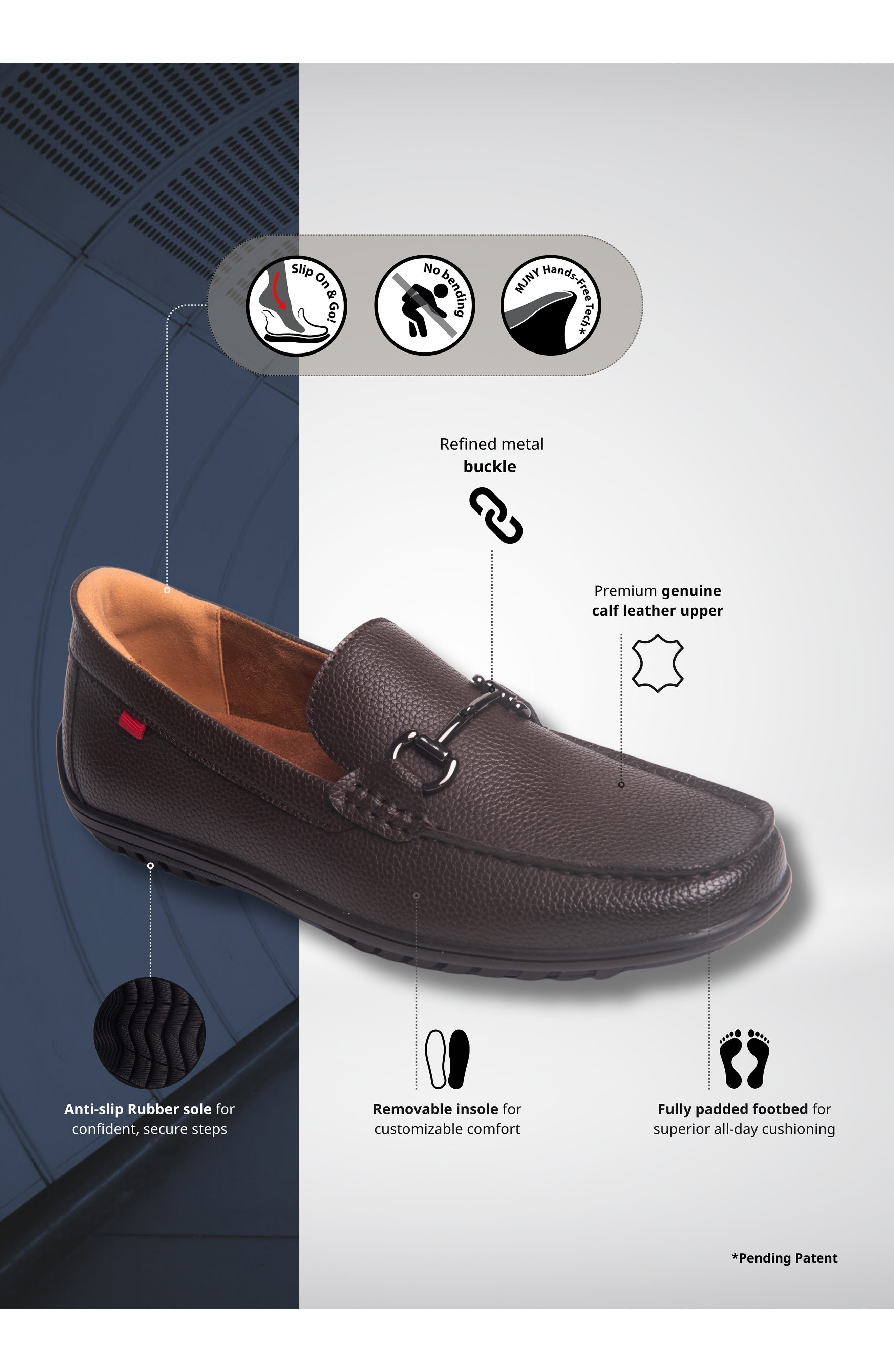 Marc Joseph New York Elliot Road Driving Loafer, Alternate, color, Mocha Grainy Leather