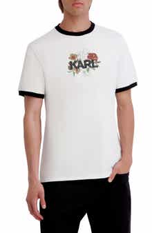 Floral Graphic Ringer T-shirt