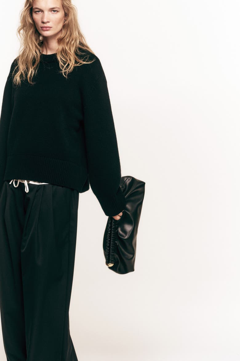 Wool Jumper, Alternate, color, Black