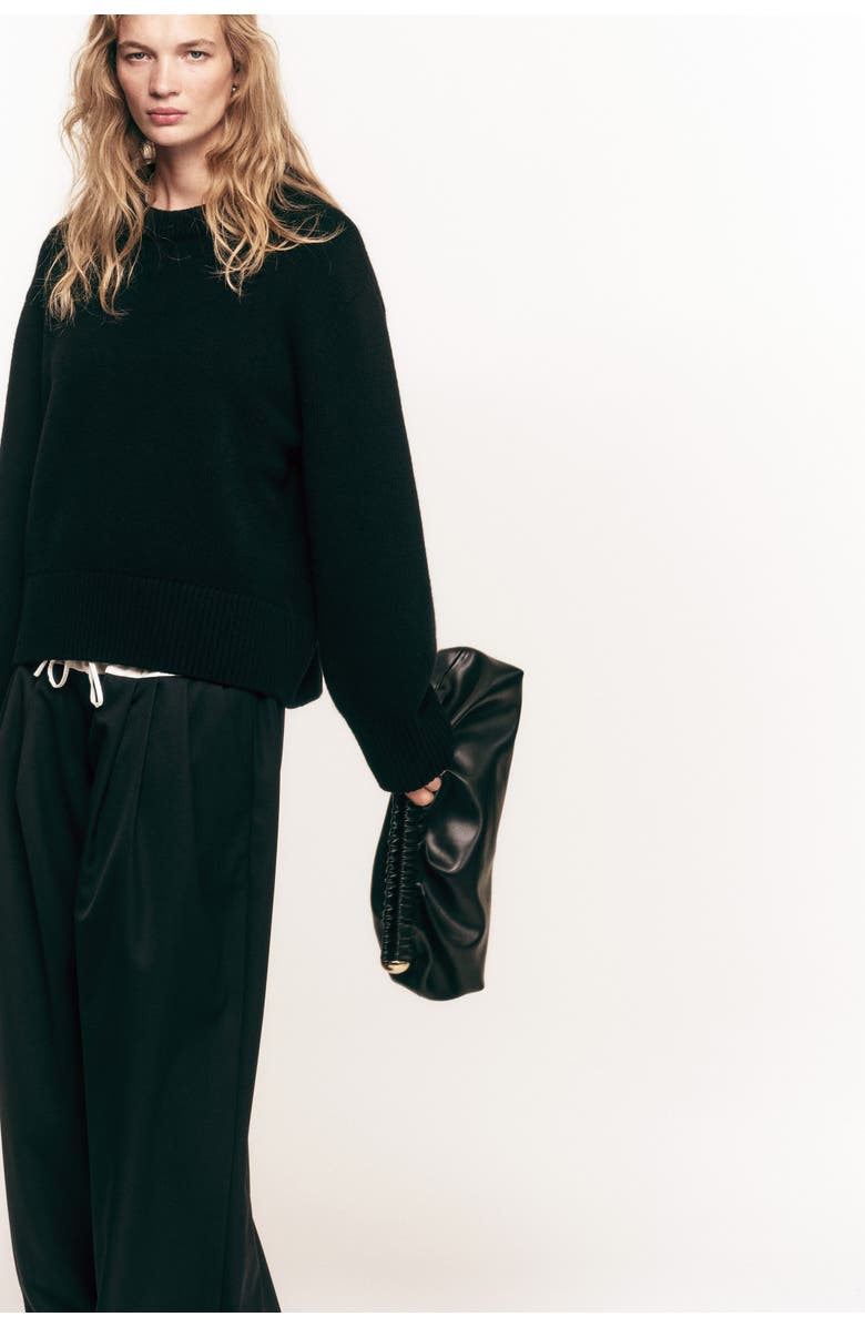 H&M Wool Jumper, Alternate, color, Black