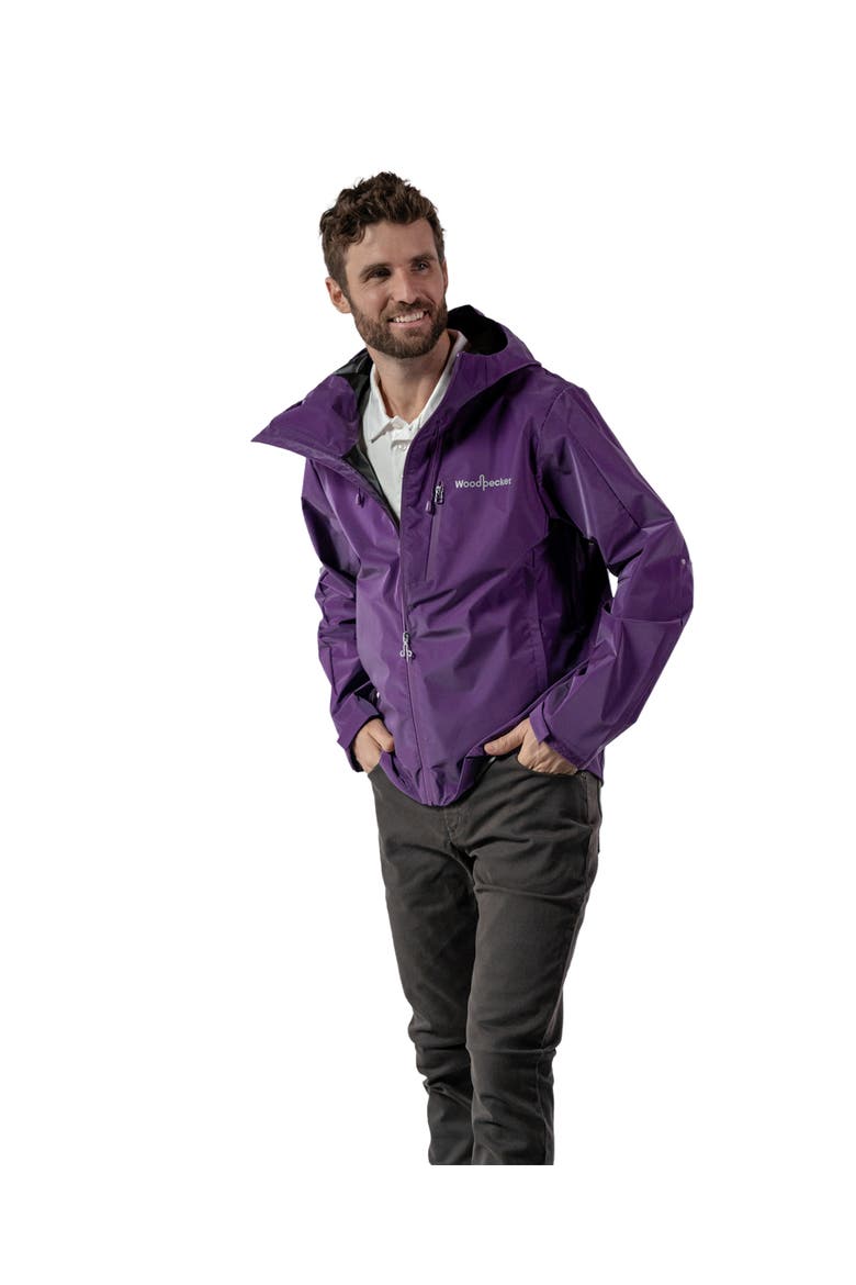 Men's Wind Rain Shell Jacket, Alternate, color, PURPLE DIAMOND