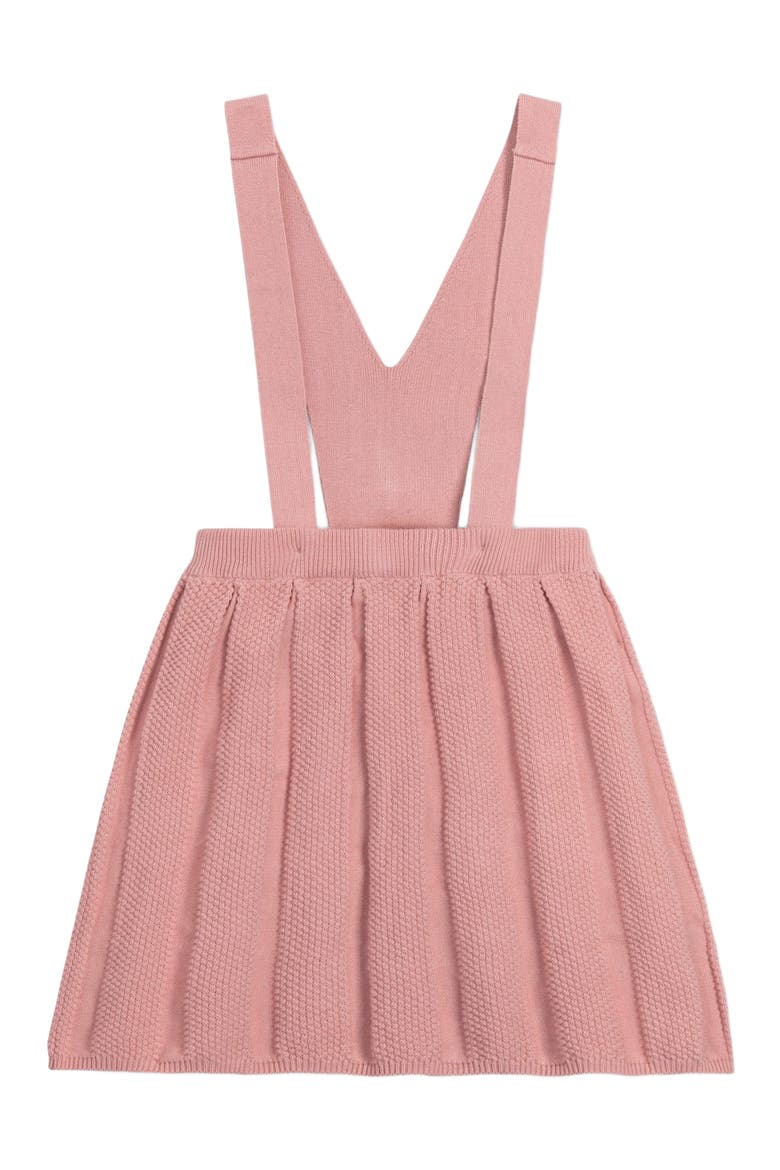 Girls' Pleated Sweater Skirtall, Kids, Main, color, Rose