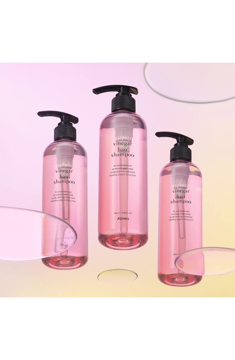 A’PIEU Raspberry Hair Vinegar Shampoo, Alternate, color, 