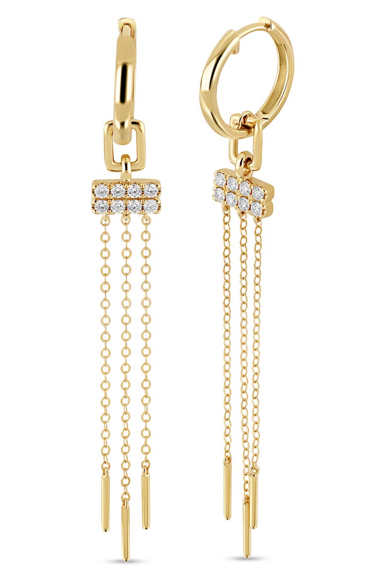 Kiera Varda Diamond Fringe Drop Earrings (Online Trunk Show), Main, color, 18K YELLOW GOLD/ DIAMOND