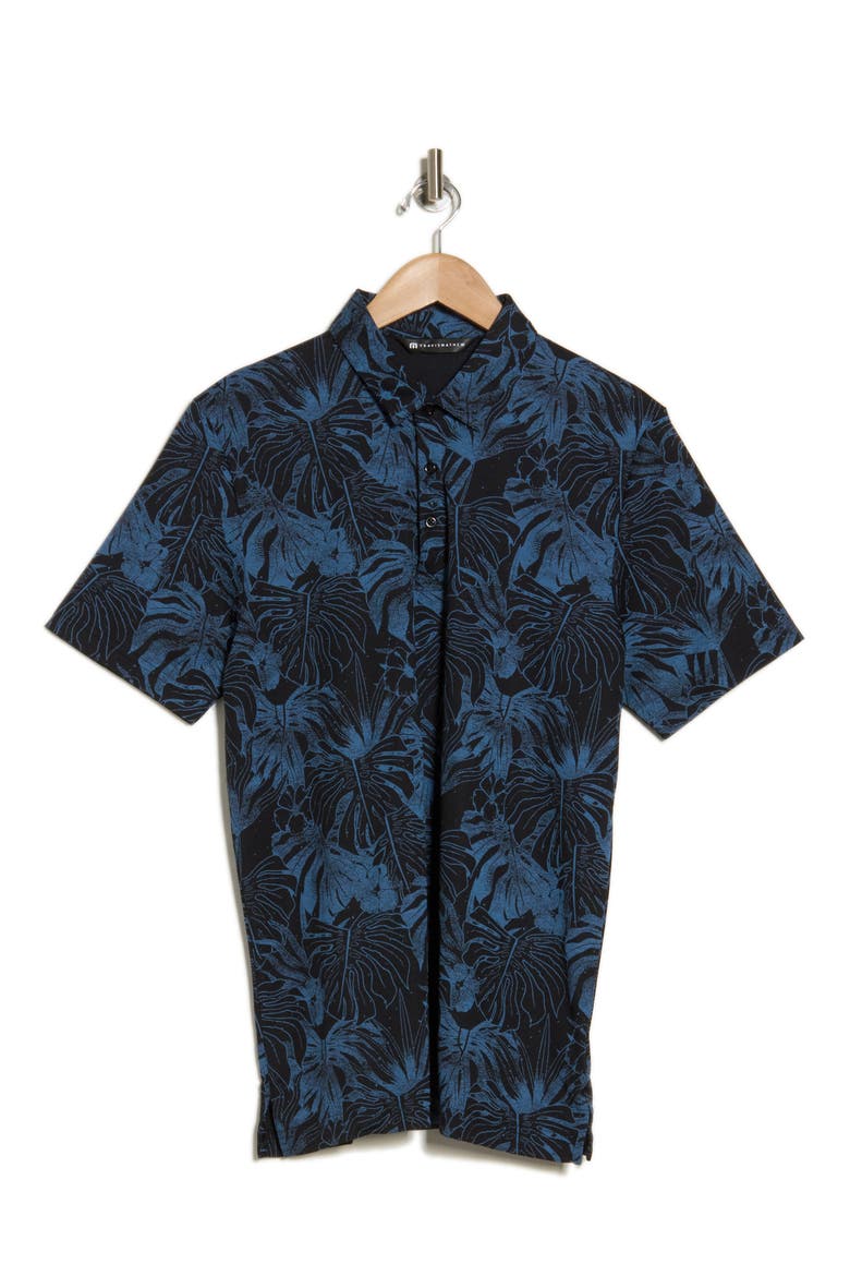 Mainlanders Cotton Blend Polo, Alternate, color, BLACK