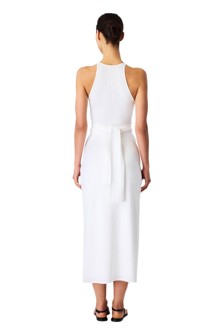 Sarong Tie Dress, Alternate, color, White