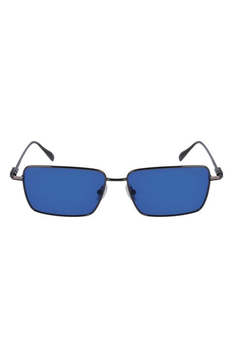 Gancini Evolution 57mm Rectangular Sunglasses