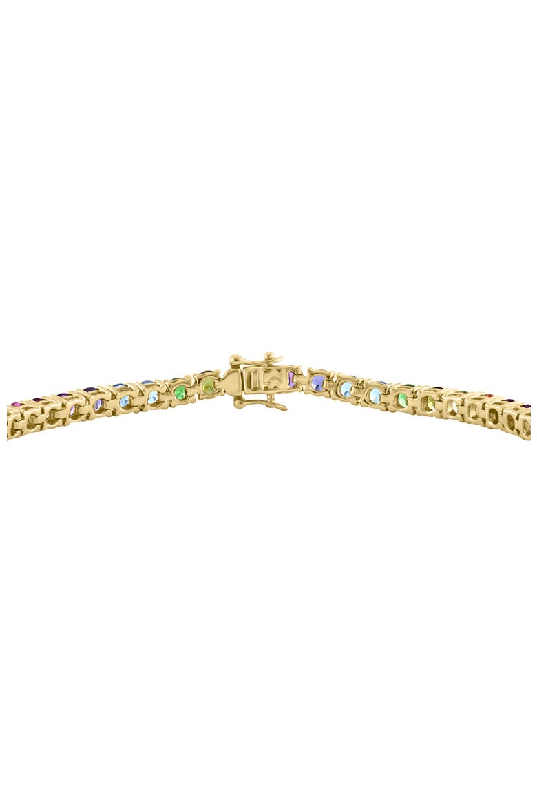 14K Yellow Gold ,Amethyst,Blue Topaz,London Blue Topaz,Citrine,Garnet,Rhodolite,Iolite,Pink Tourmaline,Green Tourmaline,Peridot,Pink Sapphire,Tsavorite Bracelet, Alternate, color, Hematite and FW Blush Pearl