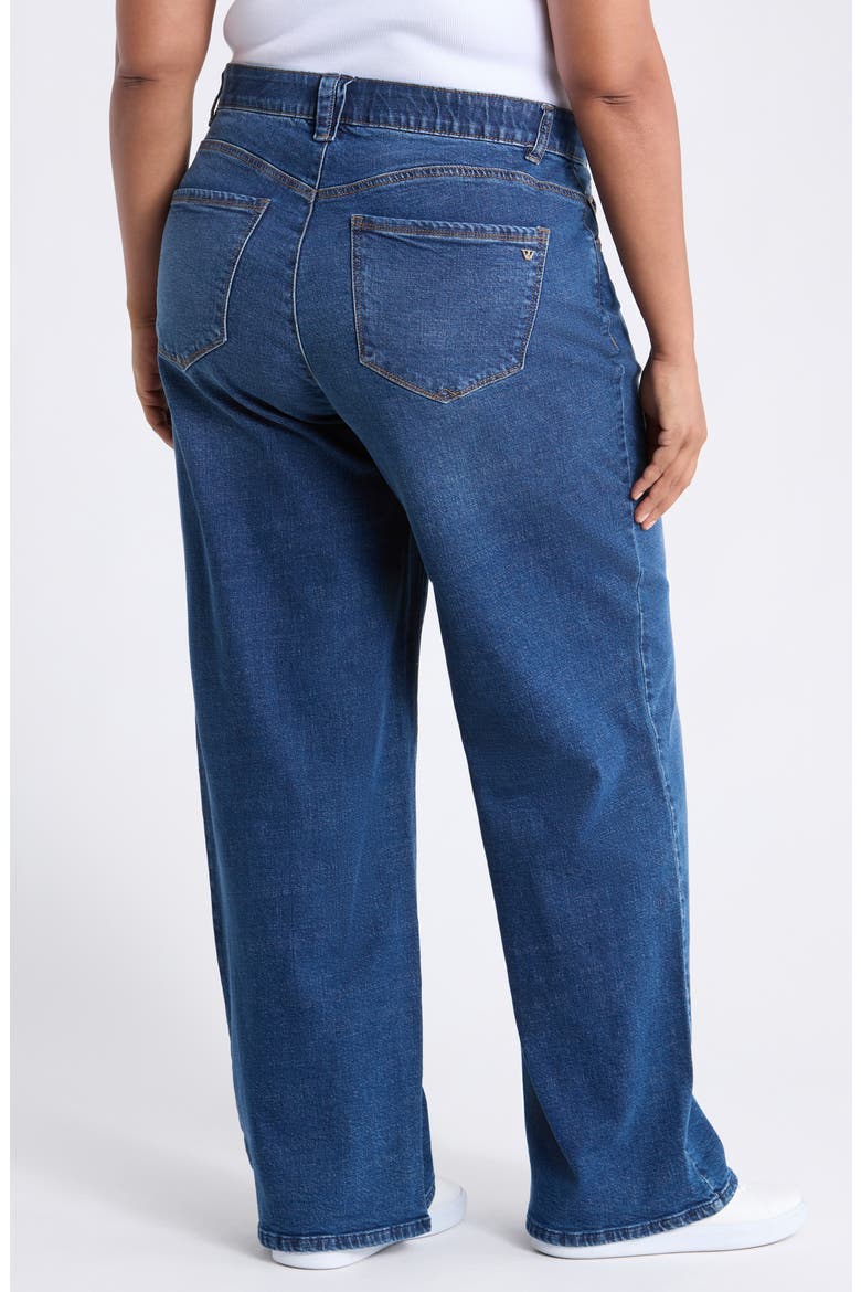 Sam Mid Waist Wide Leg Jeans, Alternate, color, BLUE