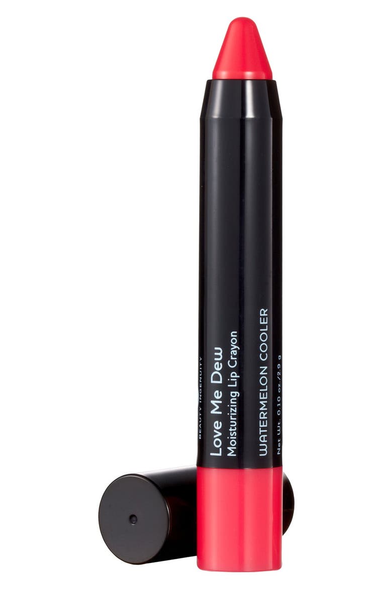 'Love Me Dew' Moisturizing Lip Crayon, Main, color, WATERMELON COOLER
