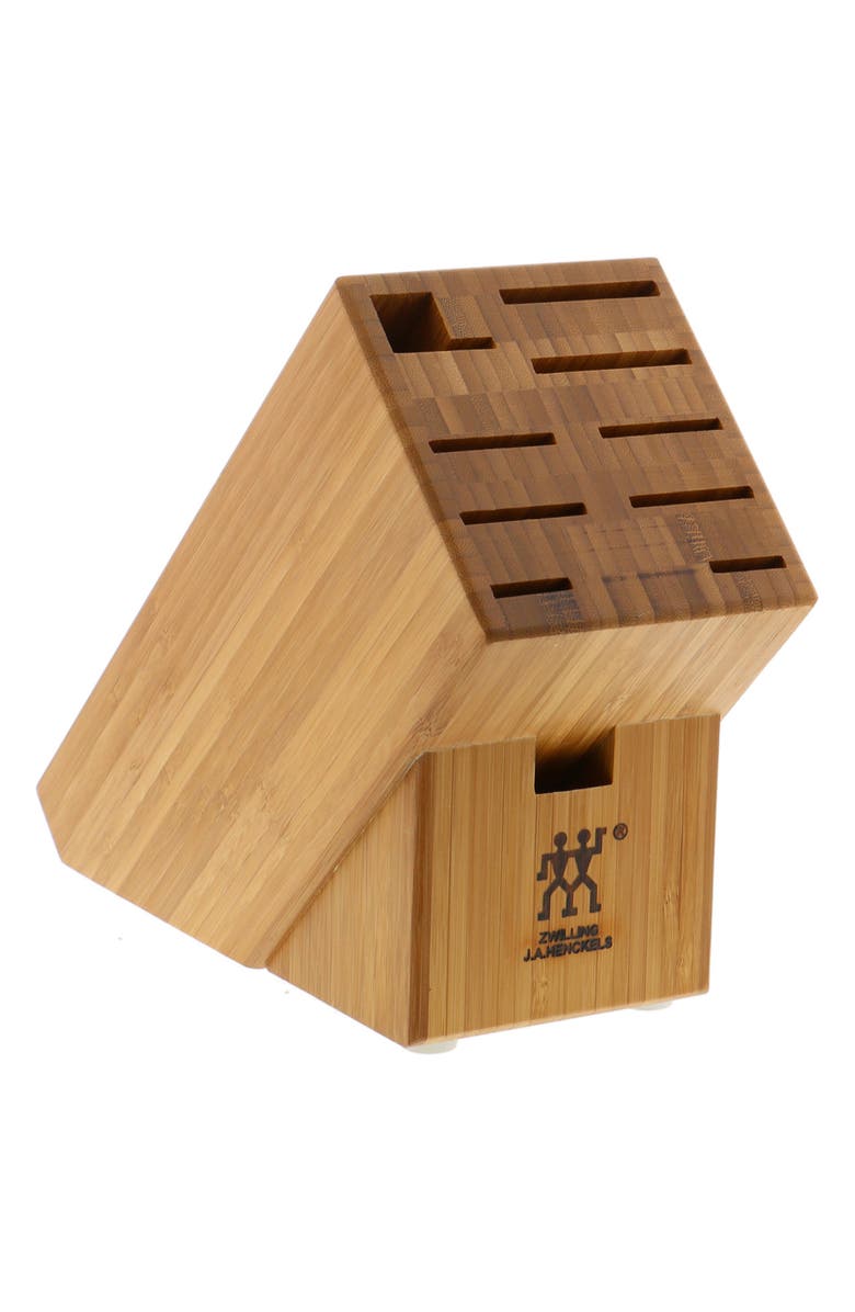 ZWILLING Pro 10-Piece Knife Bamboo Wood Block, Main, color, Bamboo