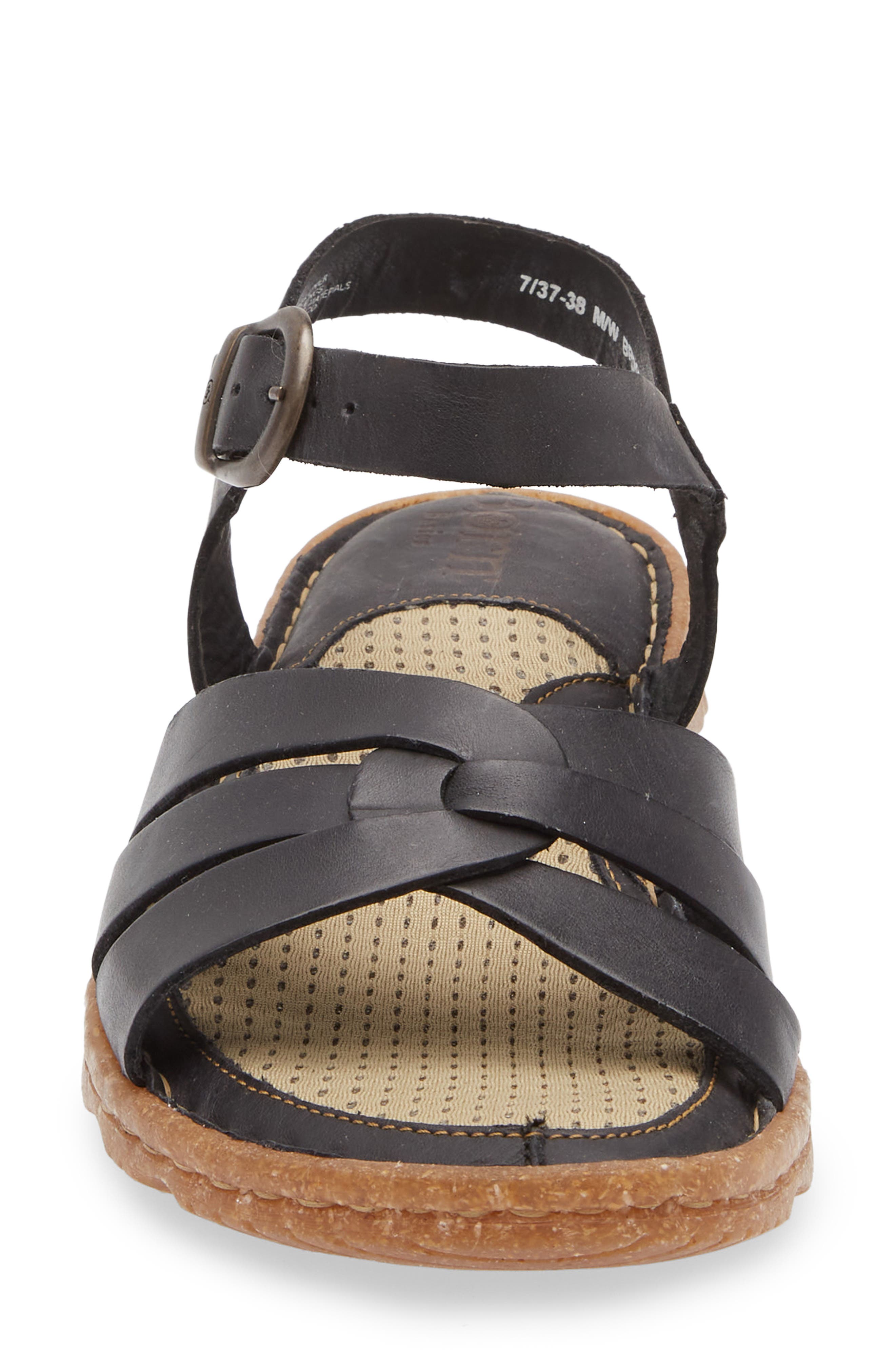 Børn Tabra II Sandal, Alternate, color, Black Leather