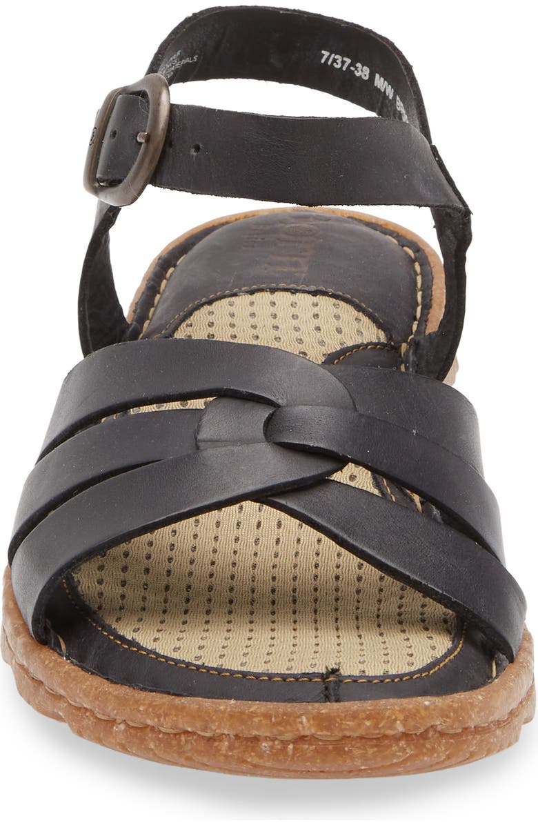 Børn Tabra II Sandal, Alternate, color, Black Leather