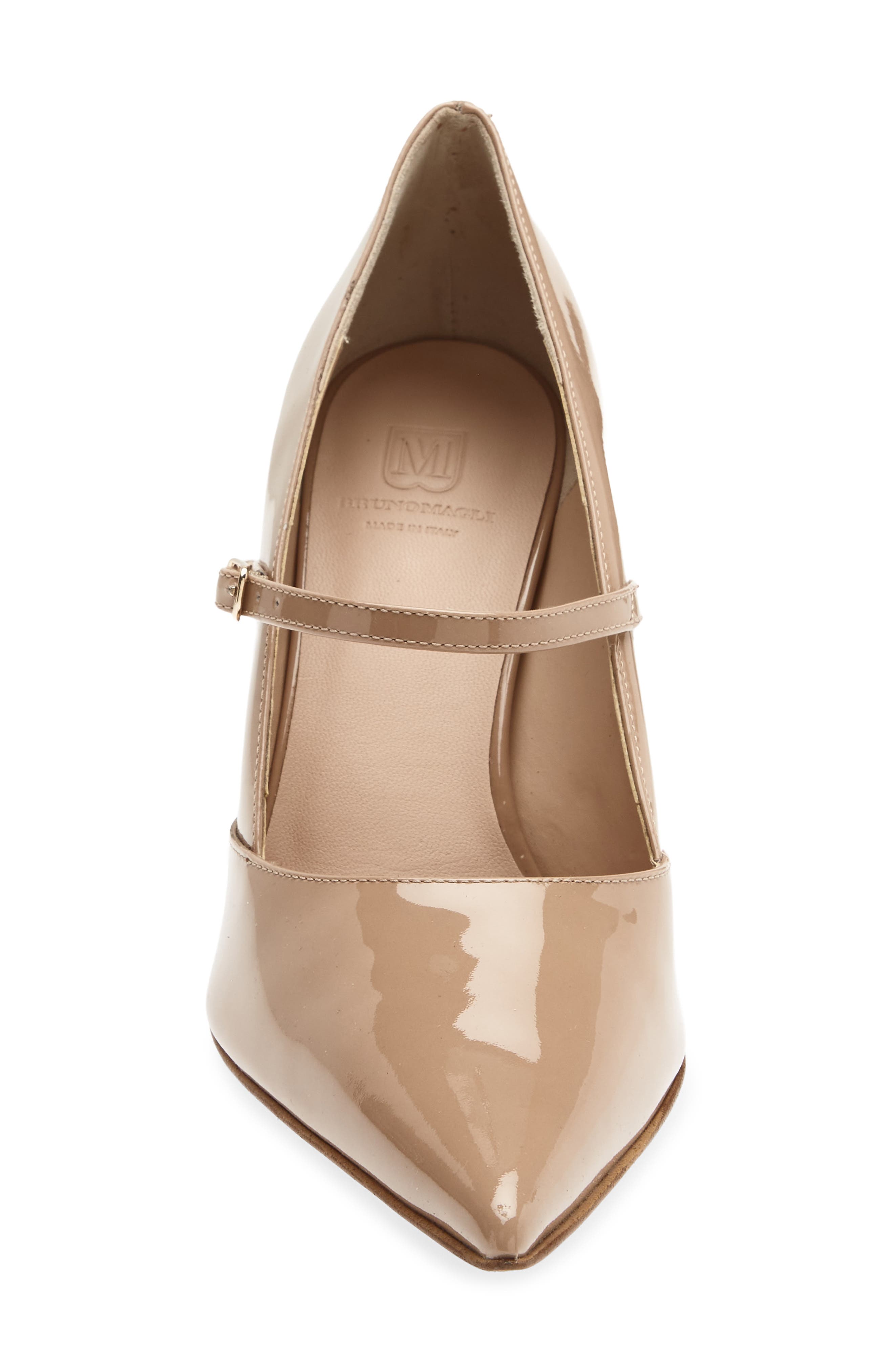 Panna Pointed Toe Pump, Alternate, color, BISCUIT PATENT