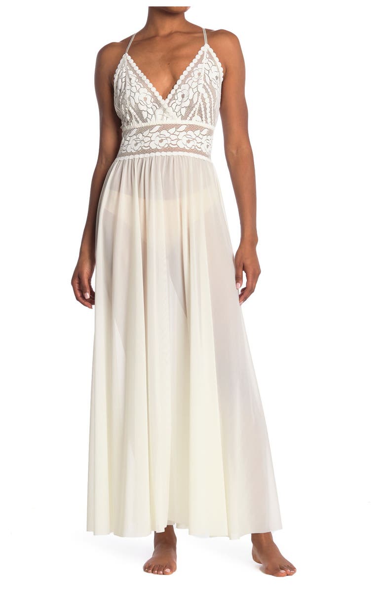 Hanky Panky x Lindsi Lane Beach Mode Maxi Cover-Up Dress, Main, color, 