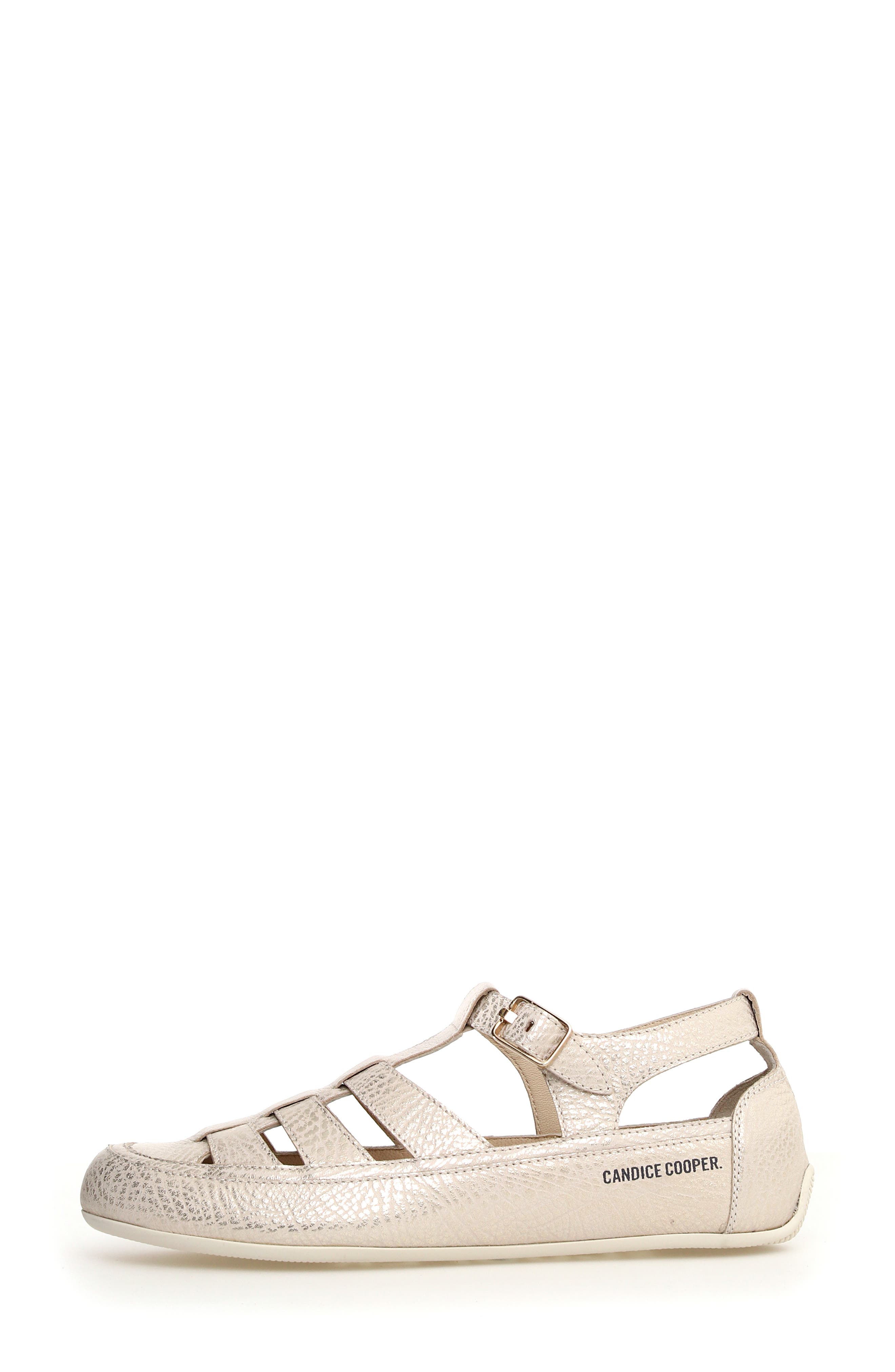 Rock T-Bar Fisherman Sandal, Alternate, color, PLATINUM