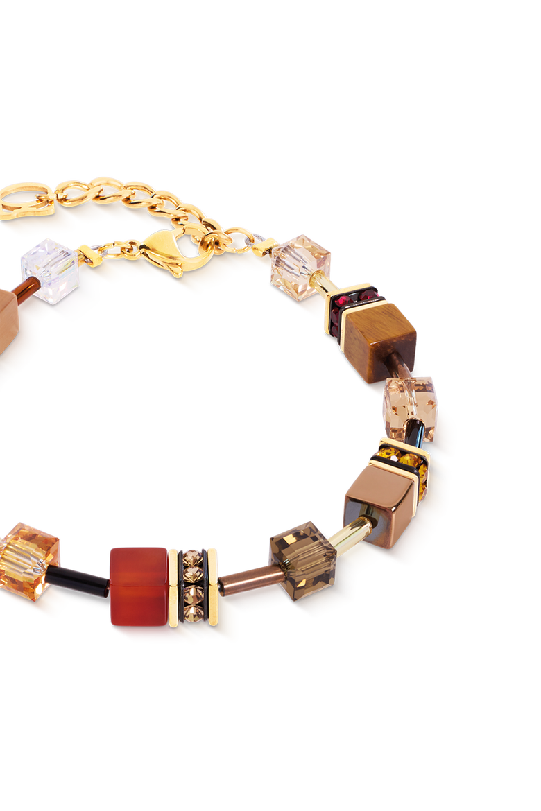 GeoCUBE® Iconic Precious Bracelet, Alternate, color, Brown-Red