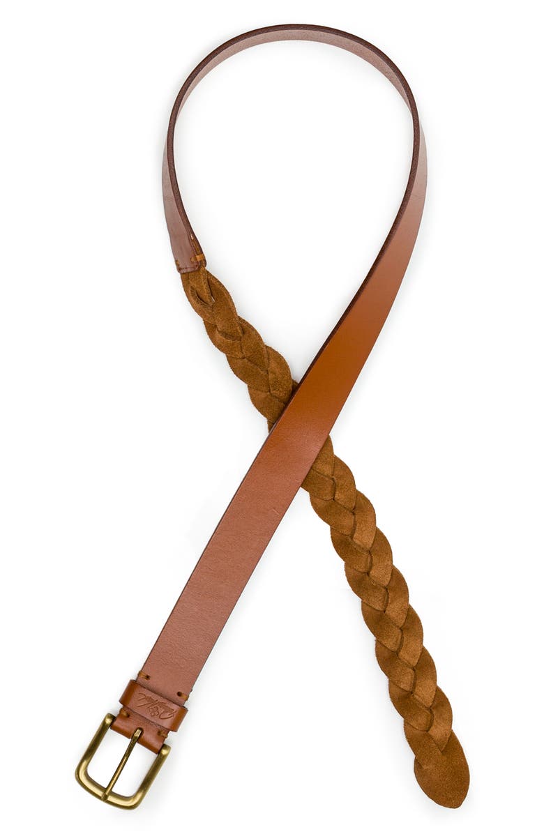 Patricia Nash Villada Leather Belt, Alternate, color, Tan