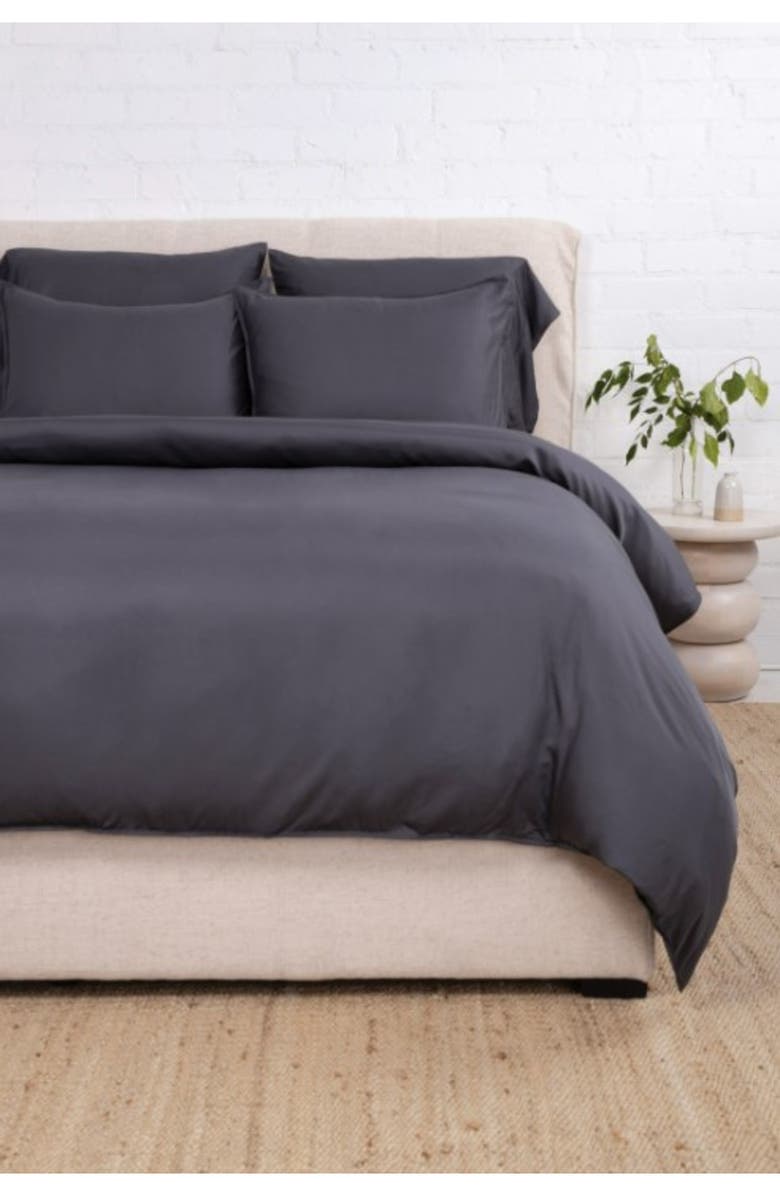 Pom Pom at Home Parker Duvet Cover & Sham Set, Alternate, color, Midnight