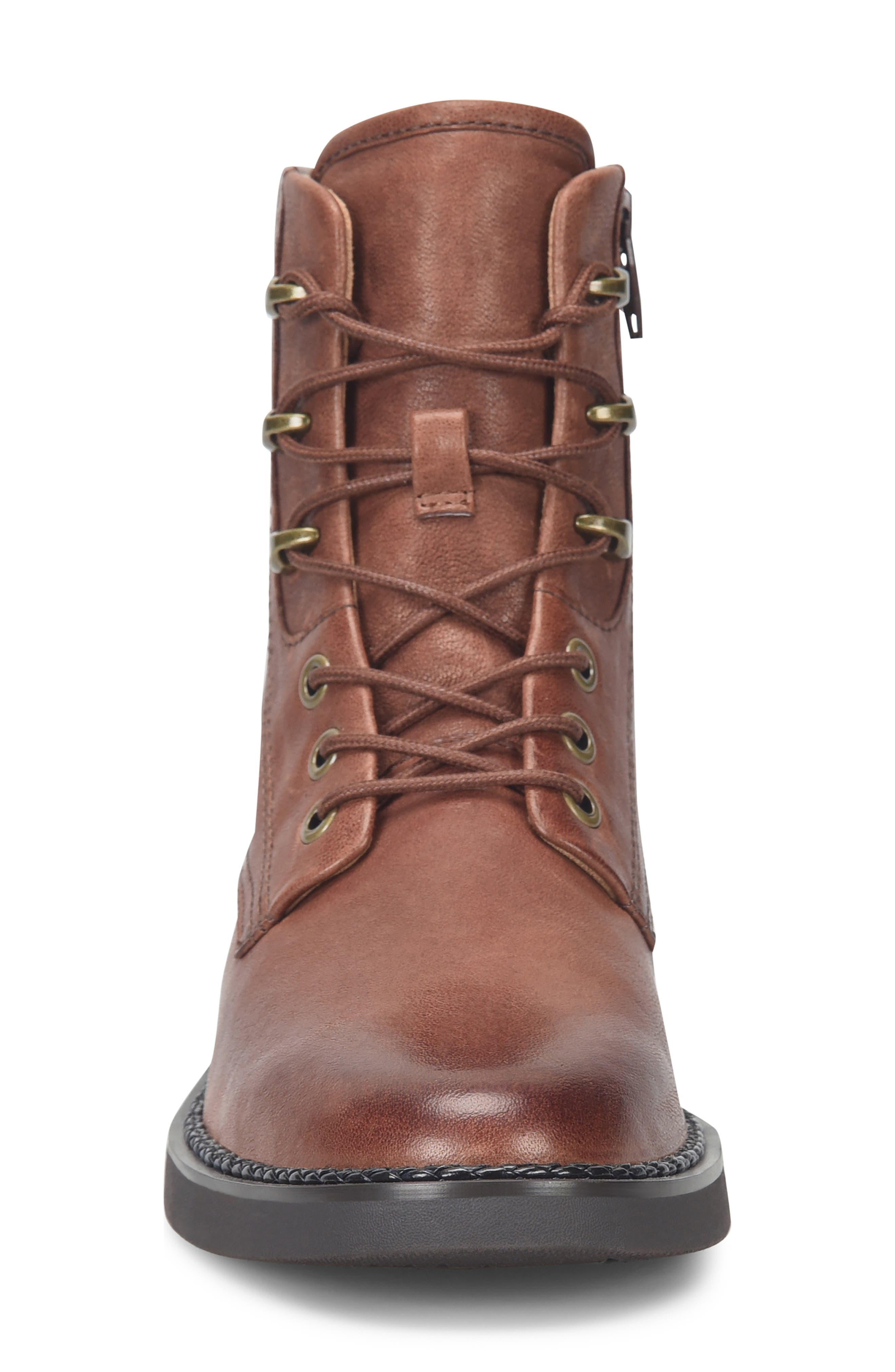 Comfortiva Elsberry Water Resistant Lace-Up Bootie, Alternate, color, Cafe