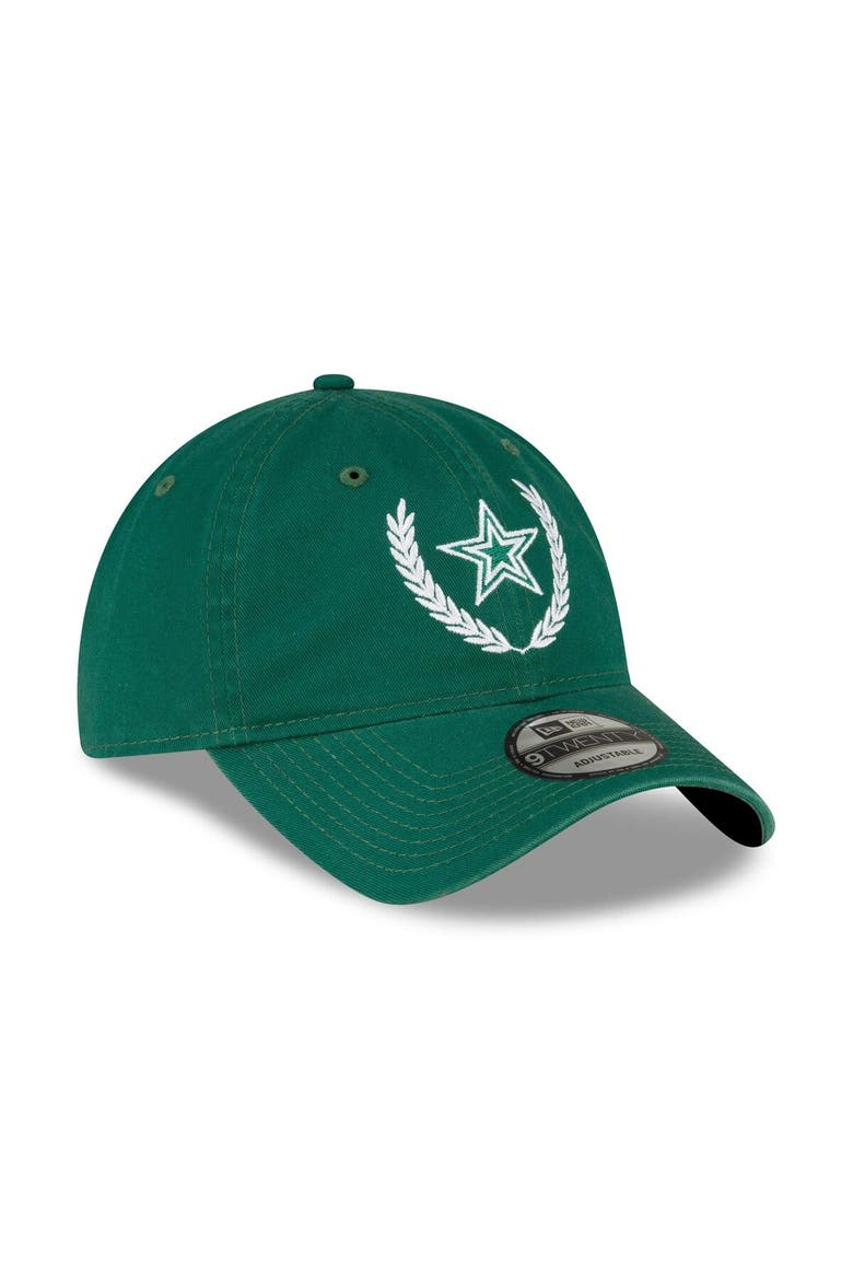 Men's New Era Kelly Green Dallas Cowboys Leaves 9TWENTY Adjustable Hat, Alternate, color, Kelly Green