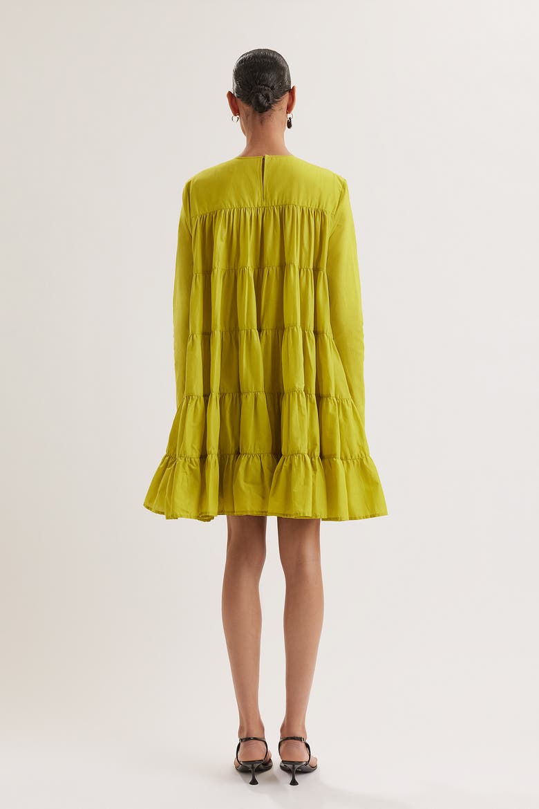 Soliman Dress, Alternate, color, Lime