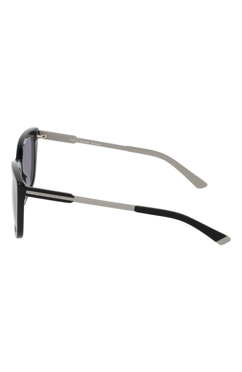 Cole Haan 54mm Square Sunglasses, Alternate, color, Black