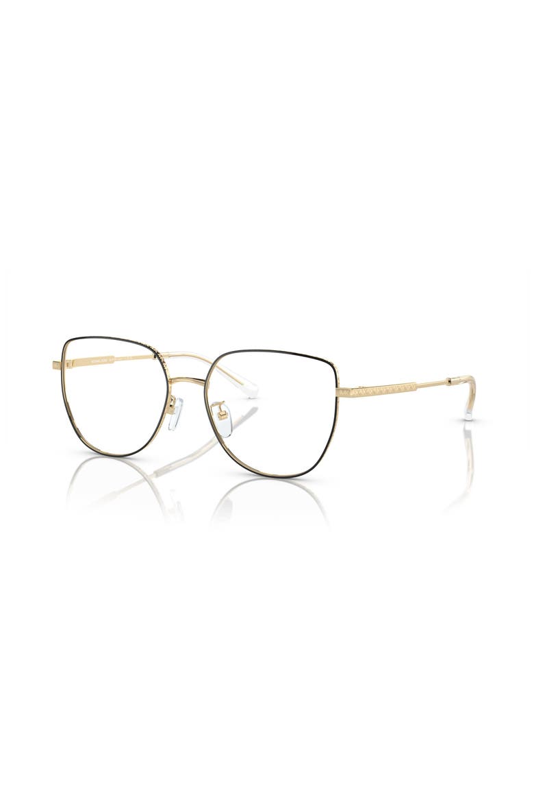 55mm Round optical glasses, Main, color, Gold